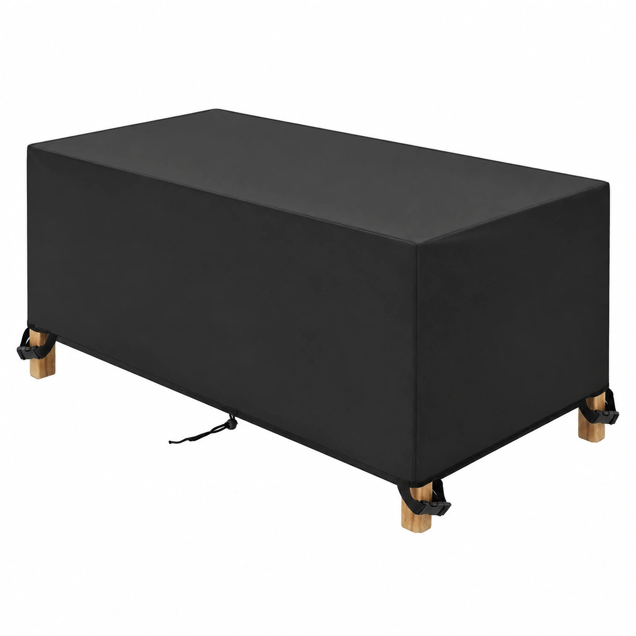 Robuster wasserdichter Gartentisch, UV-beständig, 120 x 80 x 45 cm, für Terrasse und Rattan-Möbel