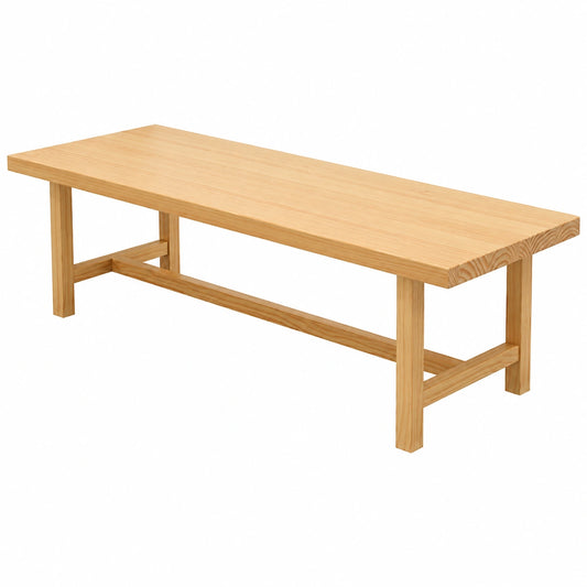 Hochwertiger Massivholz-Konferenztisch – Vielseitiger Rechtecktisch für Büro und Zuhause – Robustes Design (160 x 71 x 76 cm)