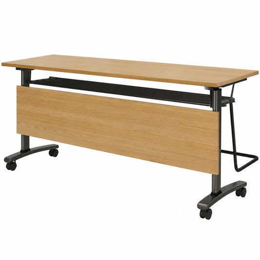 Kompakter Klapptisch für Büro und Schulungen, Rollbar und Stabil